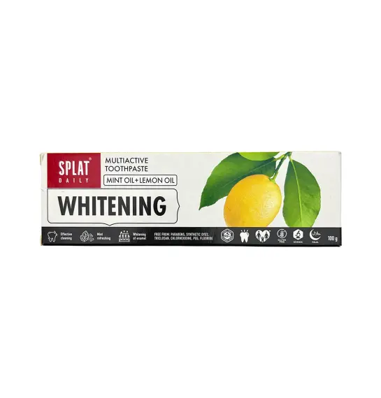 SPLAT DAILY WHITENING MINT OIL LEMON 100ML D/M 3354 - 1