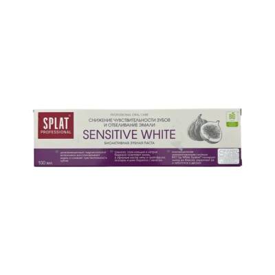 SPLAT SENSITIVE WHITE D/M 100ML 8473 - SPLAT