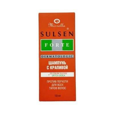Sulsen forte 2% -li Gicitkənli kəpək əleyhinə şampun 150 ml - SULESENA