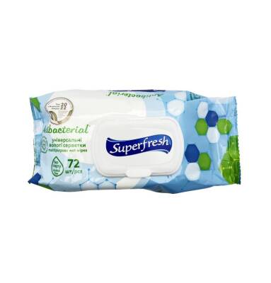 SuperFresh Antibakterial Nəm salfet qapaqlı N72 - 