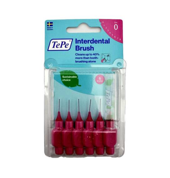 Tepe İnterdental pink diş arası fırça 0,4 mm - 1