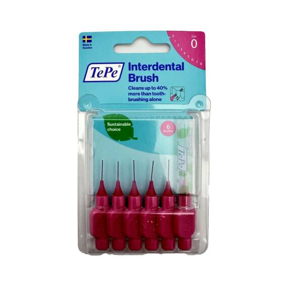 Tepe İnterdental pink diş arası fırça 0,4 mm - 1