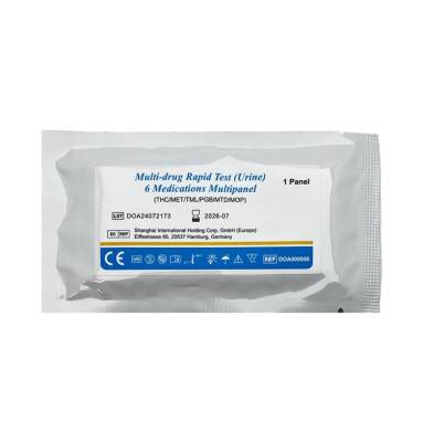 Test 6 sı 1də AMP/BAR/COC/MET/MOP/THC - 