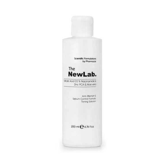 THE NEWLAB.9590 SALICYLIC ACID0,5%NIACINAMIDE ZINC PCA ALOE VERA TONING SOLUTION 200ML - 1