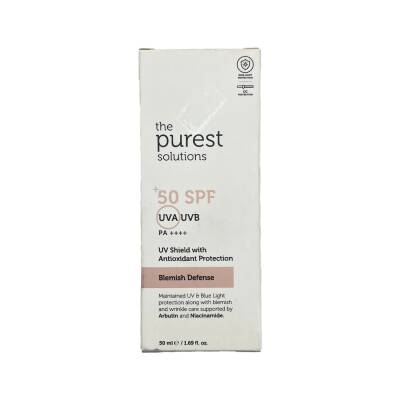 THE PUREST 1687 50+SPF BLEMISH DEFENSE 50ML - THE PUREST