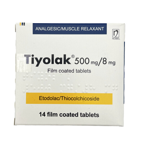 Tiyolak 500/8 mq N14 tablet - 