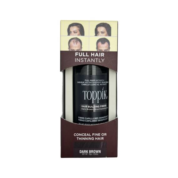 Toppik Tünd Qəhvəyi rəng saç tozu 12 qr - 1