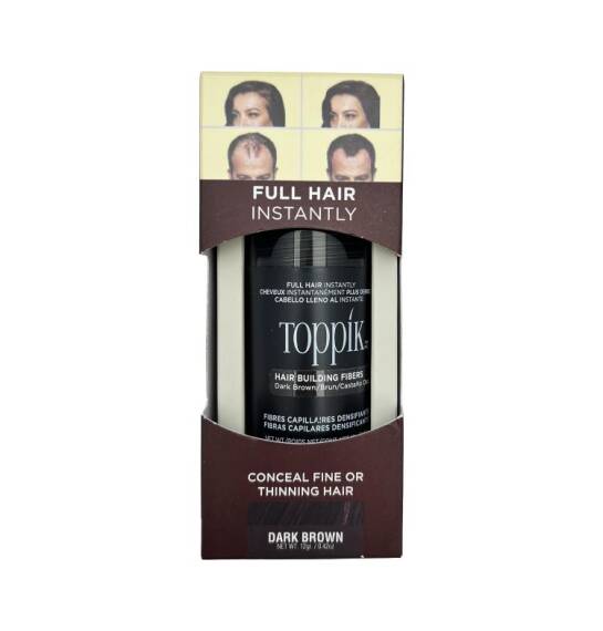 Toppik Tünd Qəhvəyi rəng saç tozu 12 qr - 1