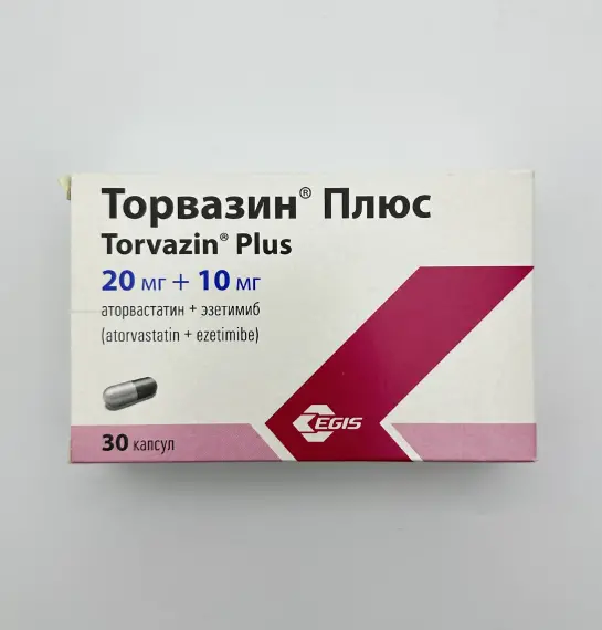 TORVAZIN PLUS 20/10MG N30 KAP - 1
