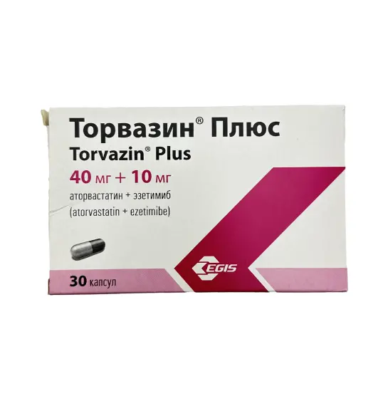 TORVAZIN PLUS 40/10MG N30 KAP - 1