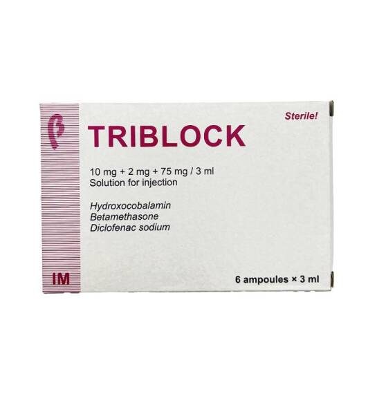 Triblok 10/2/75 mq 3ml N6 ampul - 1