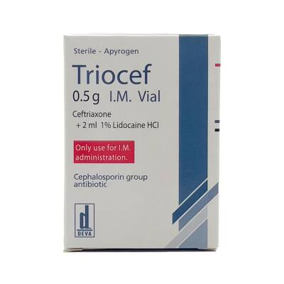 TRIOSEF 0,5GR N1 FLK - 