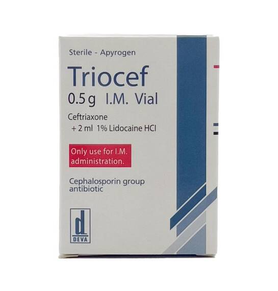 Triosef 0,5 qr flakon - 1