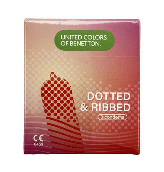 United Colors of Benetton Dotted and Ribbed prz N3 - UNITED COLORS OF BENETTON