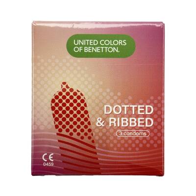 United Colors of Benetton Dotted and Ribbed prz N3 - UNITED COLORS OF BENETTON