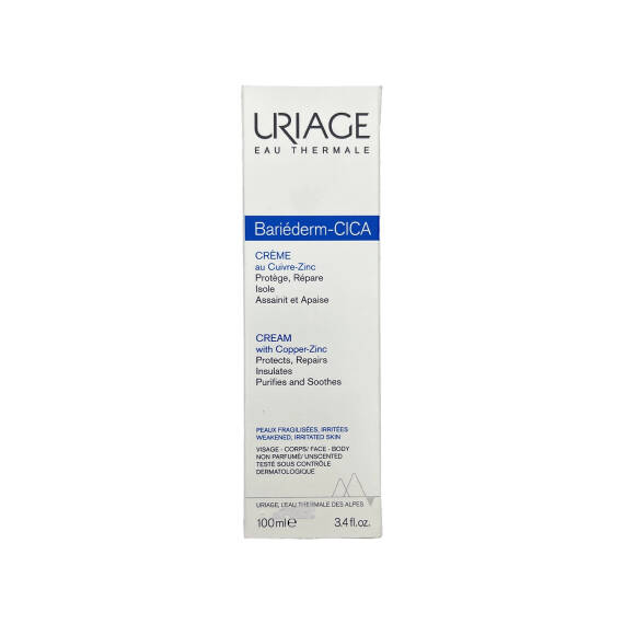 URIAGE 4742 EAU THERMALE BARIEDERM-CICA CREAM WITH COPPER-ZINC 100ML - 1