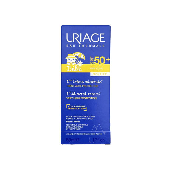 URIAGE 5725 EAU THERMALE BEBE SOLAIRE MINERAL CREAM SPF50+ 50ML - 1