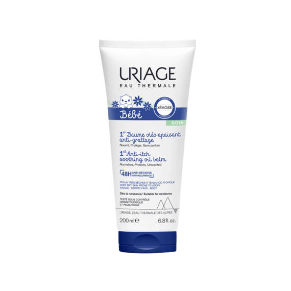 URIAGE 8139 EAU THERMALE BEBE SOIN ANTI-ITCH SOOTHING OIL BALM 200ML - 1