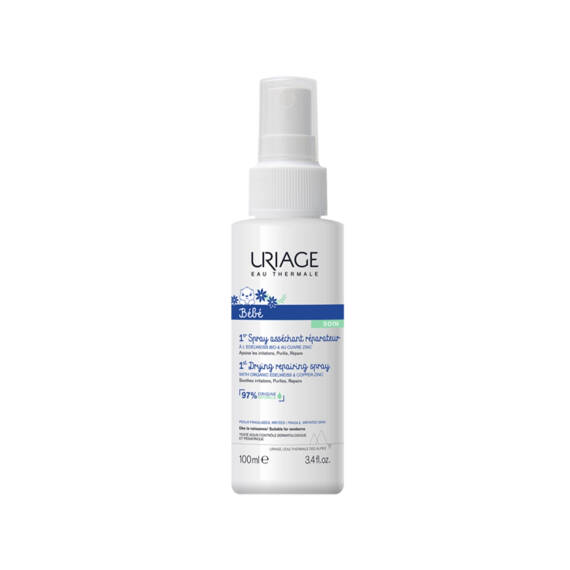 URIAGE 8641 EAU THERMALE BEBE SOIN DRYING REPAIRING SPRAY WITH ORGANIC EDELWEISS COPPER ZINC 100ML - 1