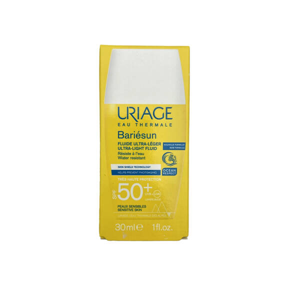 URIAGE 9495 EAU THERMALE BARIESUN ULTRA-LIGHT FLUID WATER RESISTANT SPF50+ 30ML - 1
