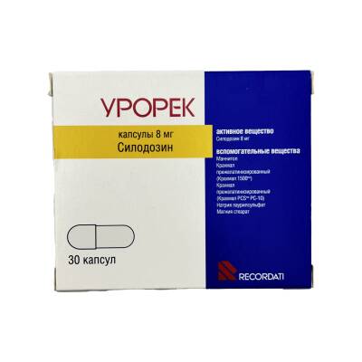 UROREC 8MG N30 CAP - 
