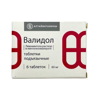 VALIDOL 60MG N6 TB - 