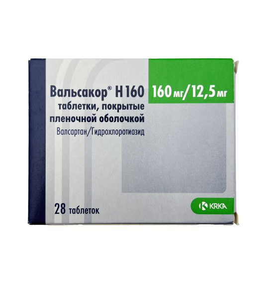Valsakor H 150/12,5 mq N28 tablet - 1