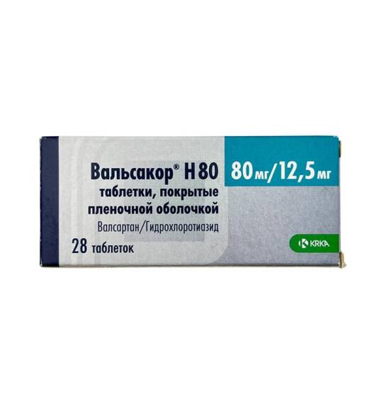 VALSAKOR H 80/12,5MG N28 TB - 1