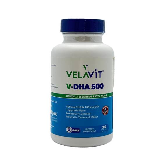 Velavit V-DHA 500 30 ədədli kapsul - 1