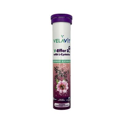 Velavit V-effer D3 with L-Cystein 20 ədədli fışıldayan tablet - 