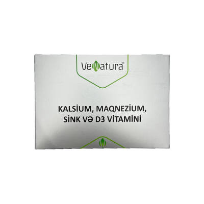 VENATURA CALSIUM MAGNESIUM ZINK D3 N30 SASE - 