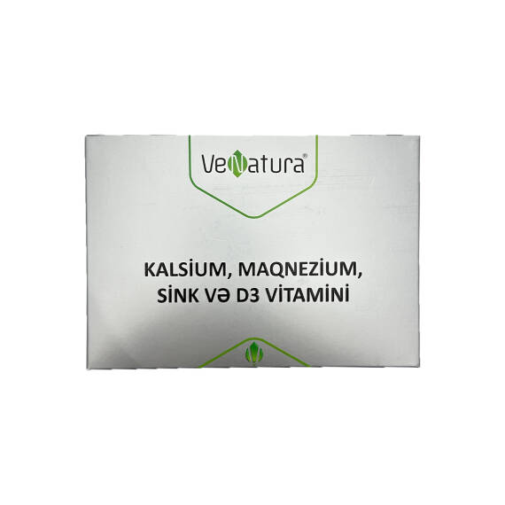 VENATURA CALSIUM MAGNESIUM ZINK D3 N30 SASE - 1