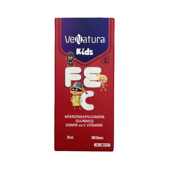 VENATURA KIDS FE & VIT-C 20ML DAMLA - 1