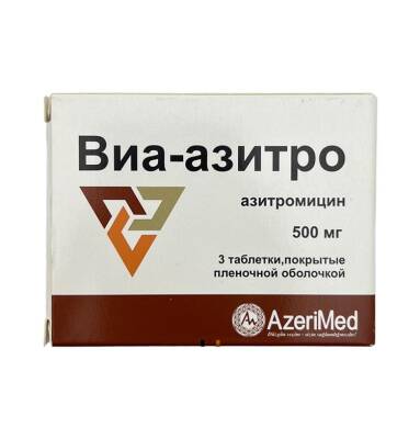 VIA-AZITRO 500MG N3 TB - 