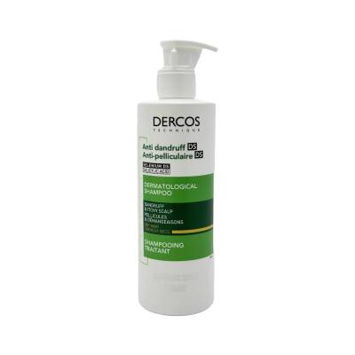 Vichy Dercos Anticaspa Ds Quru Saçlar üçün Kəpəyə Qarşı Intensiv Şampun, 400 ml
