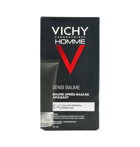 Vichy Homme Sensi Baume təraş sonrası balzam 75 ml - 1