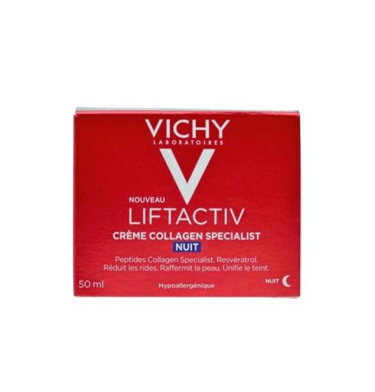 Vichy Liftactiv Collagen Specialist qırışlar əleyhinə gecə kremi 50 ml - 1
