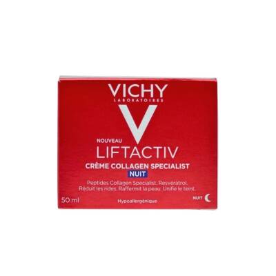 Vichy Liftactiv Collagen Specialist qırışlar əleyhinə gecə kremi 50 ml - VICHY