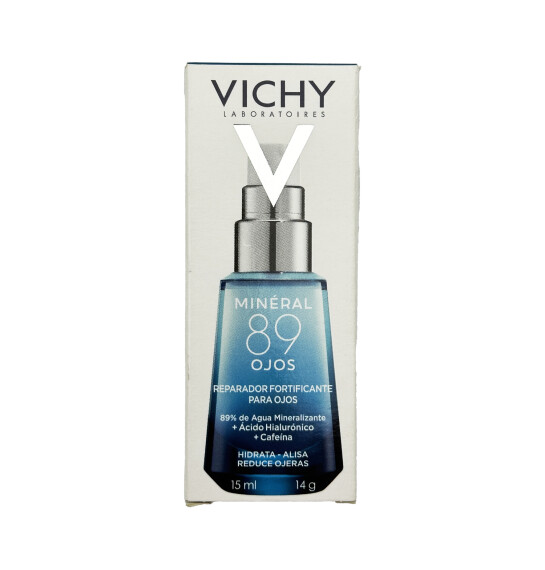 Vichy Mineral 89 göz ətrafı dəri üçün intensiv nəmləndirici zərdab 15 ml - VICHY