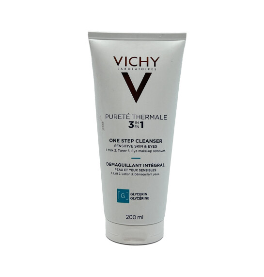 Vichy Purete Thermale 3/1 tonik, süd, göz makiyaj təmizləyici 200 ml - VICHY