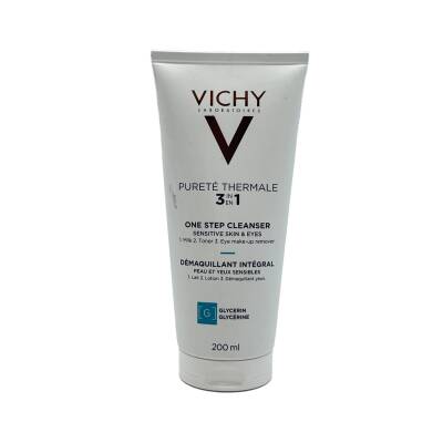 Vichy Purete Thermale 3/1 tonik, süd, göz makiyaj təmizləyici 200 ml - VICHY