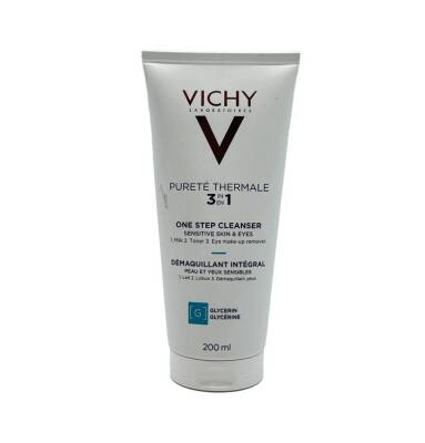 Vichy Purete Thermale 3/1 tonik, süd, göz makiyaj təmizləyici 200 ml - VICHY
