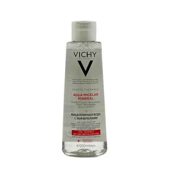 Vichy Purete Thermale həssas dəri üçün mineral tərkibli miselyar su 200 ml - 1