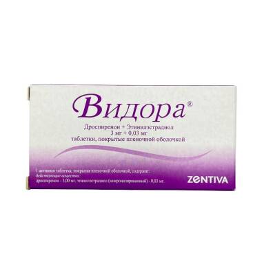 VIDORA 3MG+0.03MG N28 TAB - 