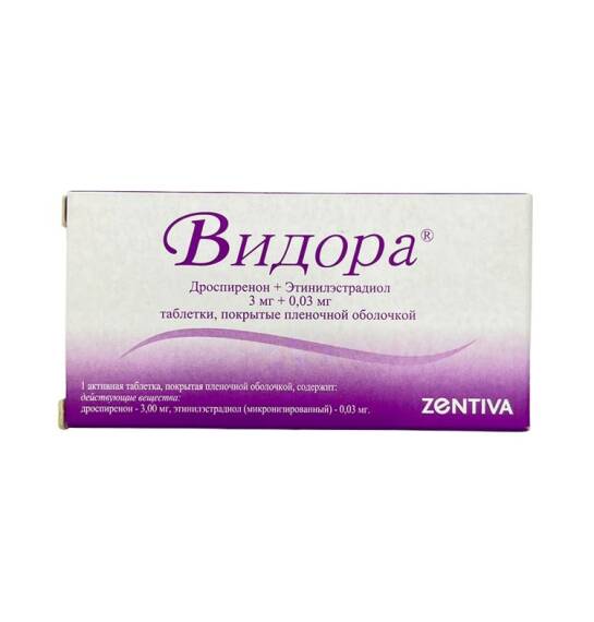 VIDORA 3MG+0.03MG N28 TAB - 1