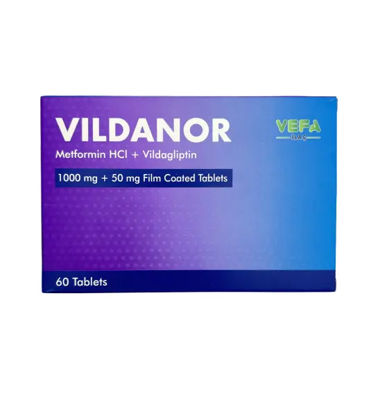 VILDANOR 1000MG+50MG N60 TAB - 1