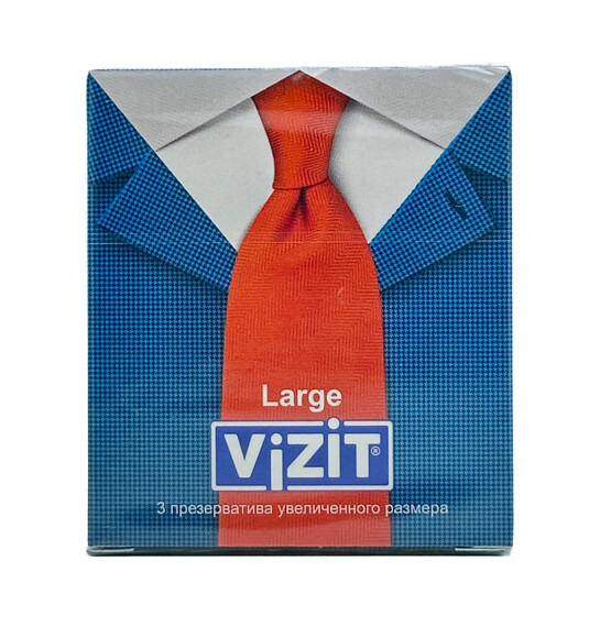 Vizit böyük ölçü prezervativ 3 ədədli. - VIZIT
