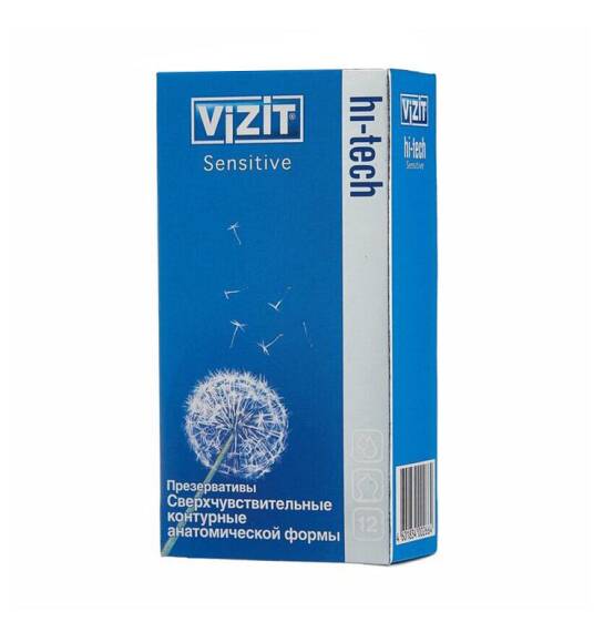 Vizit həssas prezervativ 12 ədədli. - 1