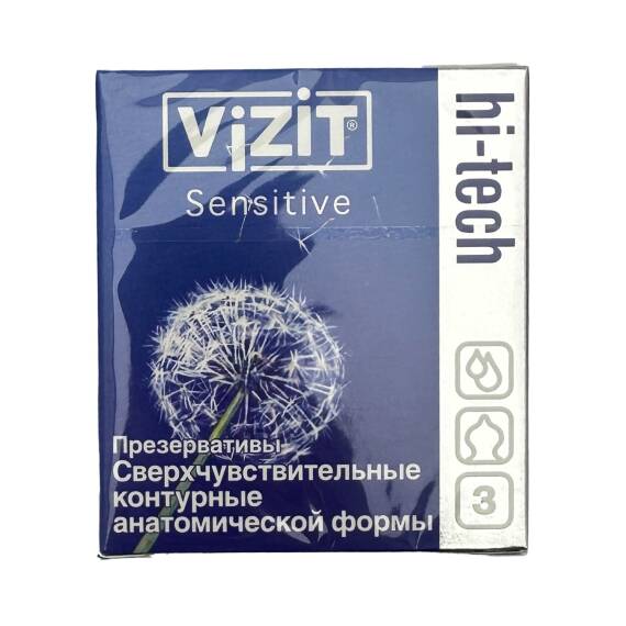 Vizit həssas prezervativ 3 ədədli. - 1