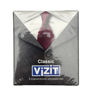Vizit klassik prezervativ 3 ədədli. - 2